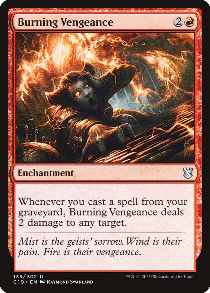 Burning Vengeance [Commander 2019] Magic: The Gathering