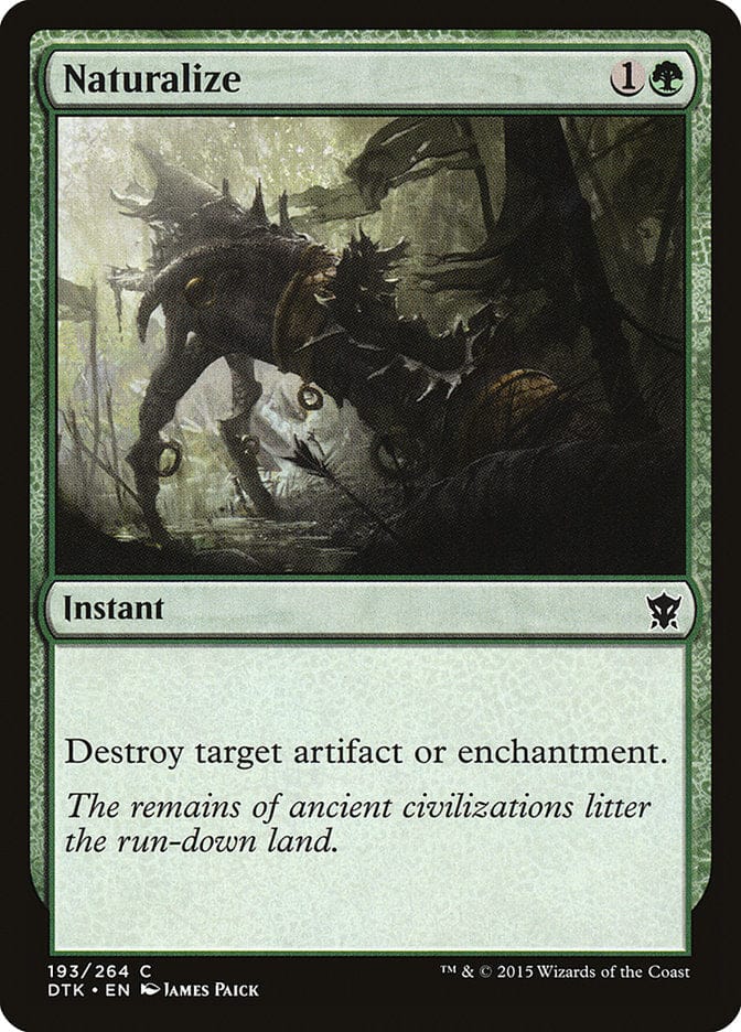Naturalize [Dragons of Tarkir] Magic: The Gathering