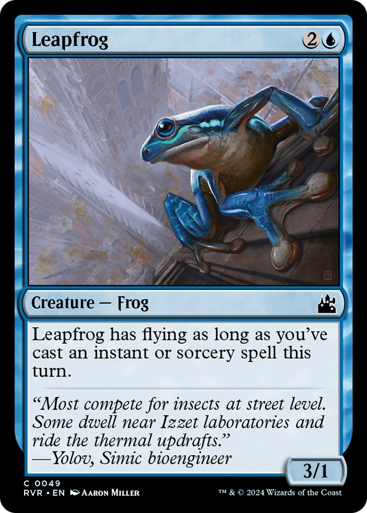 Leapfrog [Ravnica Remastered] Magic: The Gathering