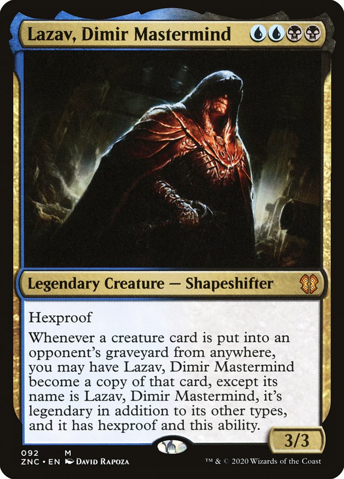 Lazav, Dimir Mastermind [Zendikar Rising Commander] Magic: The Gathering