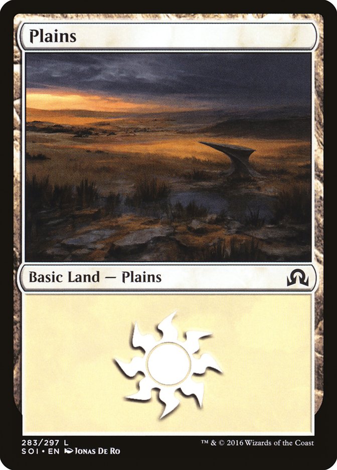 Plains (283) [Shadows over Innistrad] Magic: The Gathering