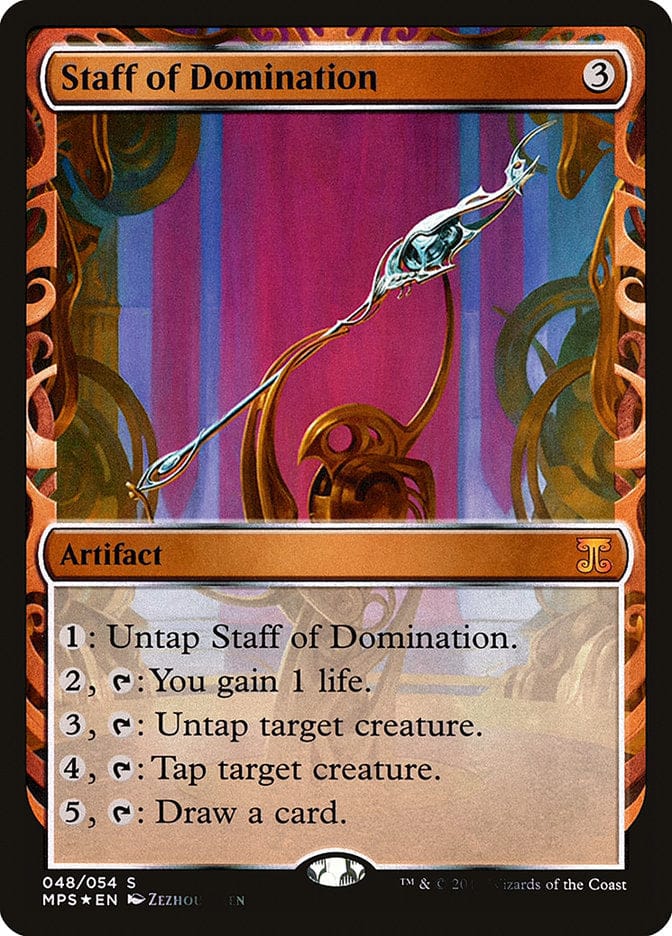 Staff of Domination [Kaladesh Inventions] Magic: The Gathering