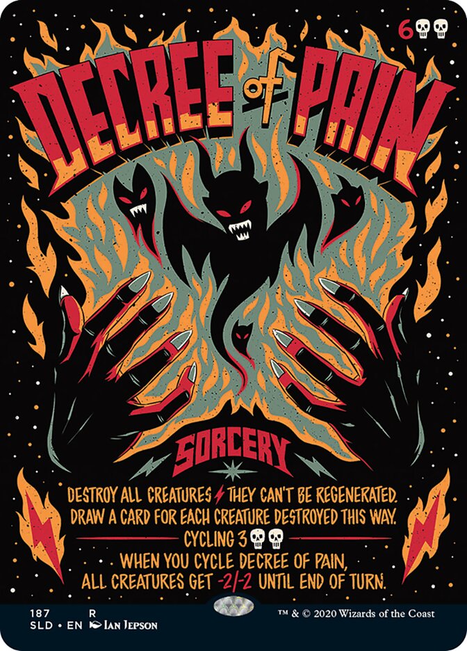 Decree of Pain [Secret Lair Drop Series] Magic: The Gathering