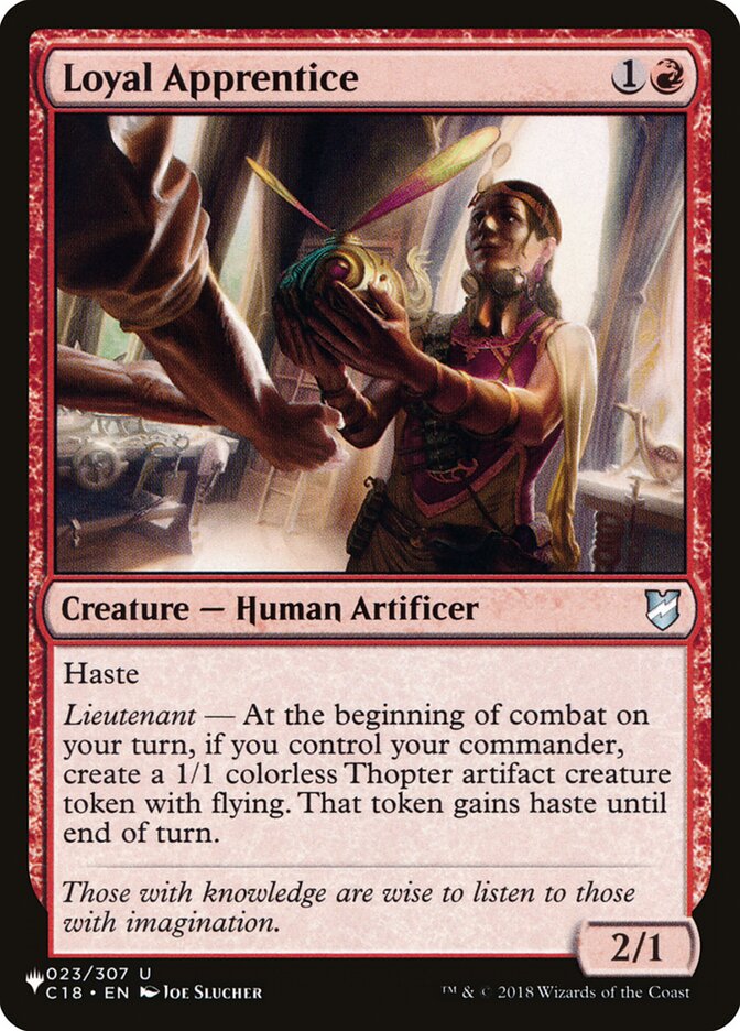 Loyal Apprentice [The List] Magic: The Gathering