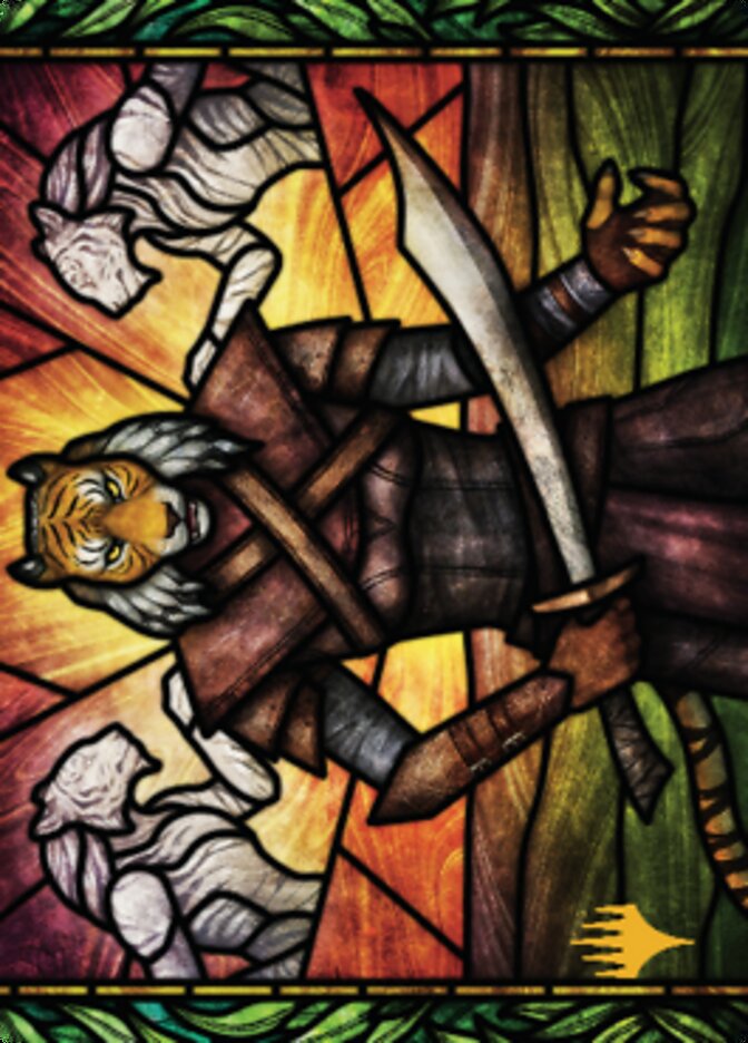 Zar Ojanen, Scion of Efrava Art Card (Gold-Stamped Signature) [Dominaria United Art Series] Magic: The Gathering