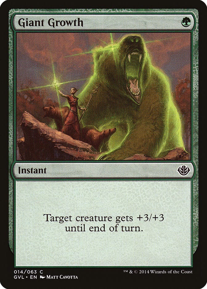 Giant Growth (Garruk vs. Liliana) [Duel Decks Anthology] Magic: The Gathering