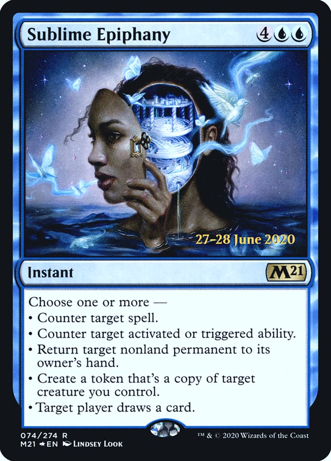 Sublime Epiphany [Core Set 2021 Prerelease Promos] Magic: The Gathering