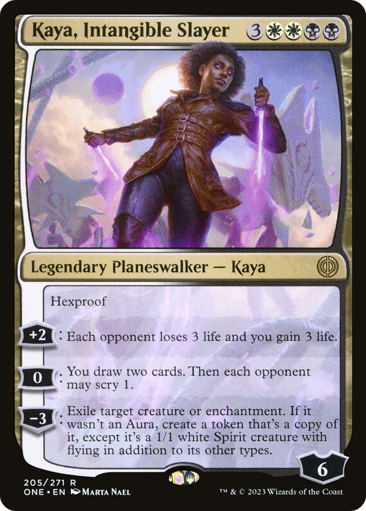 Kaya, Intangible Slayer [Phyrexia: All Will Be One] Magic: The Gathering