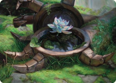 Timeless Lotus Art Card [Dominaria United Art Series] Magic: The Gathering