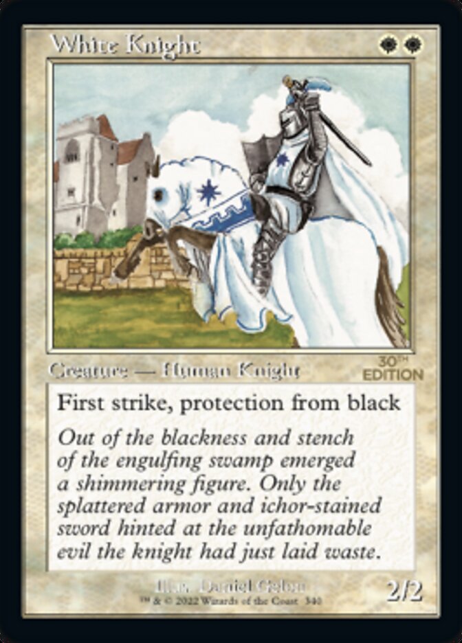 White Knight (Retro) [30th Anniversary Edition] Magic: The Gathering