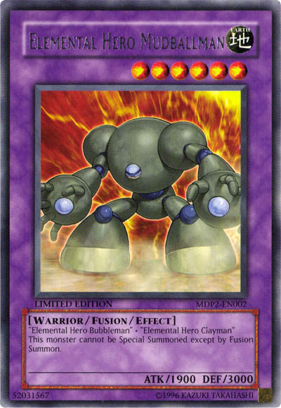 Elemental Hero Mudballman [MDP2-EN002] Rare Yu-Gi-Oh!