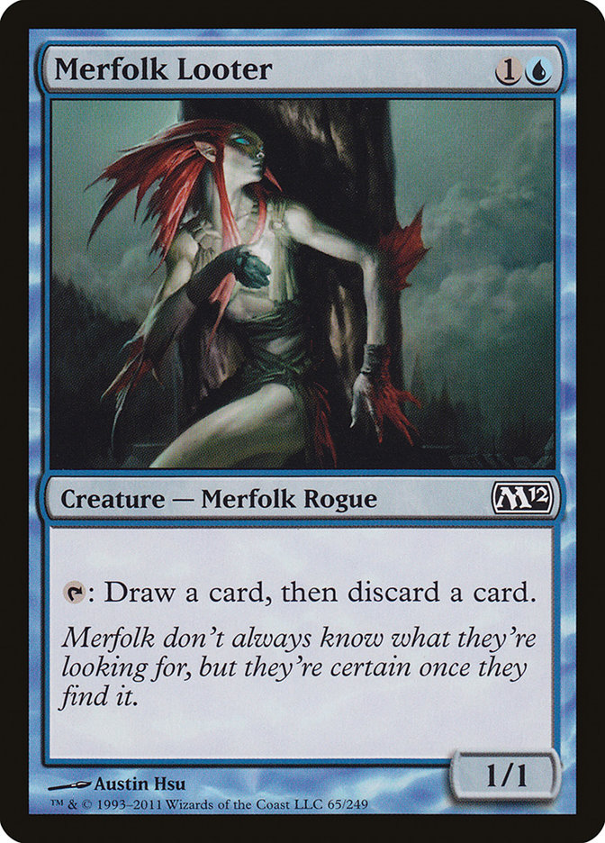 Merfolk Looter [Magic 2012] Magic: The Gathering