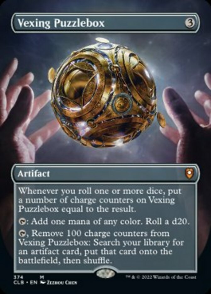Vexing Puzzlebox (Borderless Alternate Art) [Commander Legends: Battle for Baldur's Gate] Magic: The Gathering