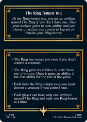 The Ring [The Lord of the Rings: Tales of Middle-Earth Tokens] Magic: The Gathering