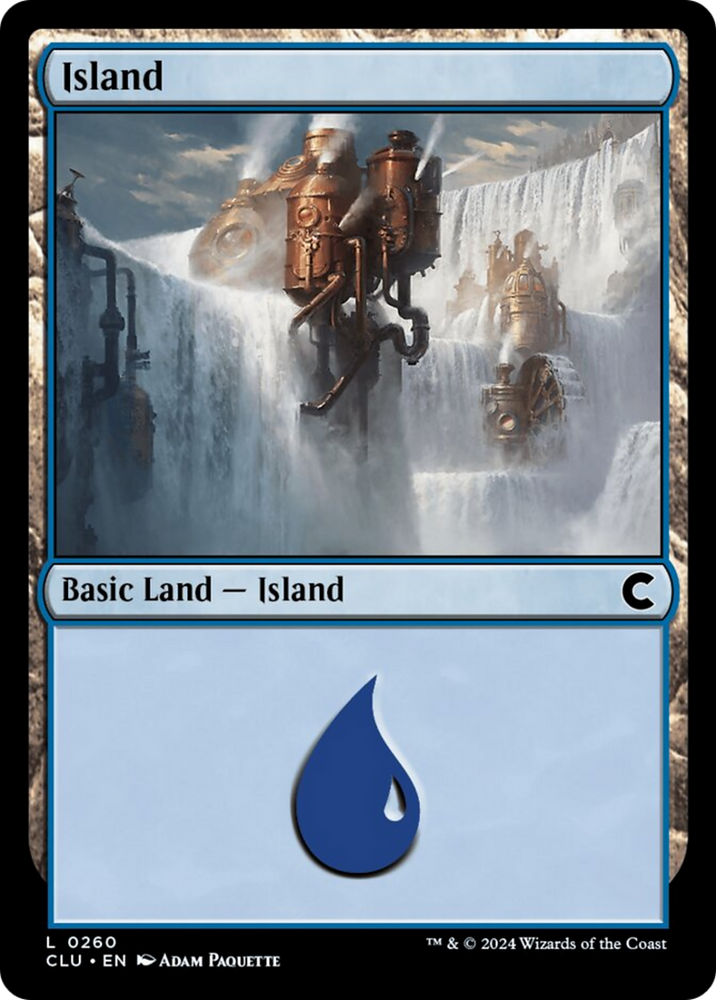 Island (0260) [Ravnica: Clue Edition] Magic: The Gathering