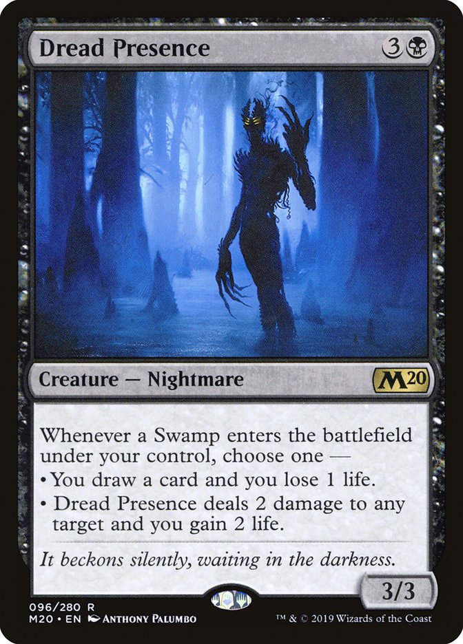 Dread Presence [Core Set 2020] Magic: The Gathering