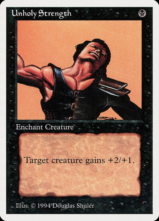 Unholy Strength [Summer Magic / Edgar] Magic: The Gathering