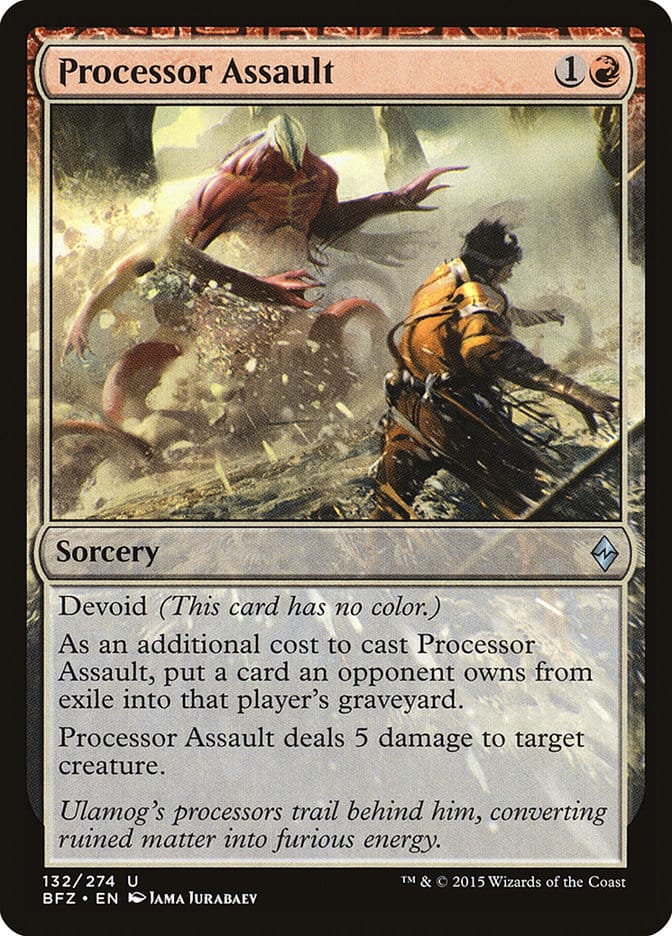 Processor Assault [Battle for Zendikar] Magic: The Gathering
