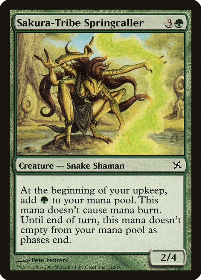 Sakura-Tribe Springcaller [Betrayers of Kamigawa] Magic: The Gathering
