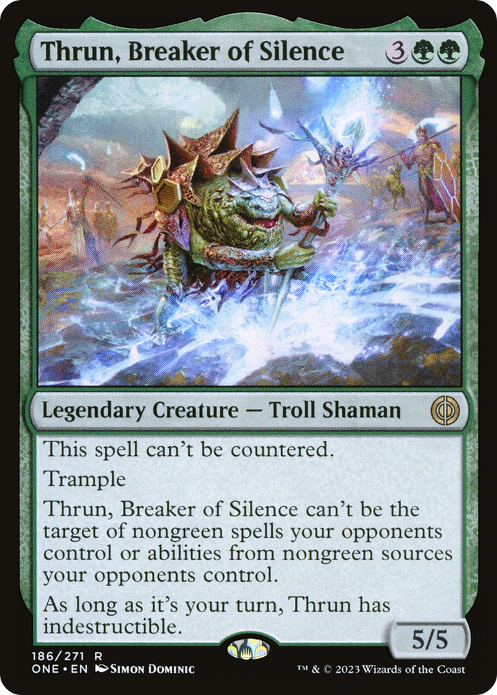 Thrun, Breaker of Silence [Phyrexia: All Will Be One] Magic: The Gathering