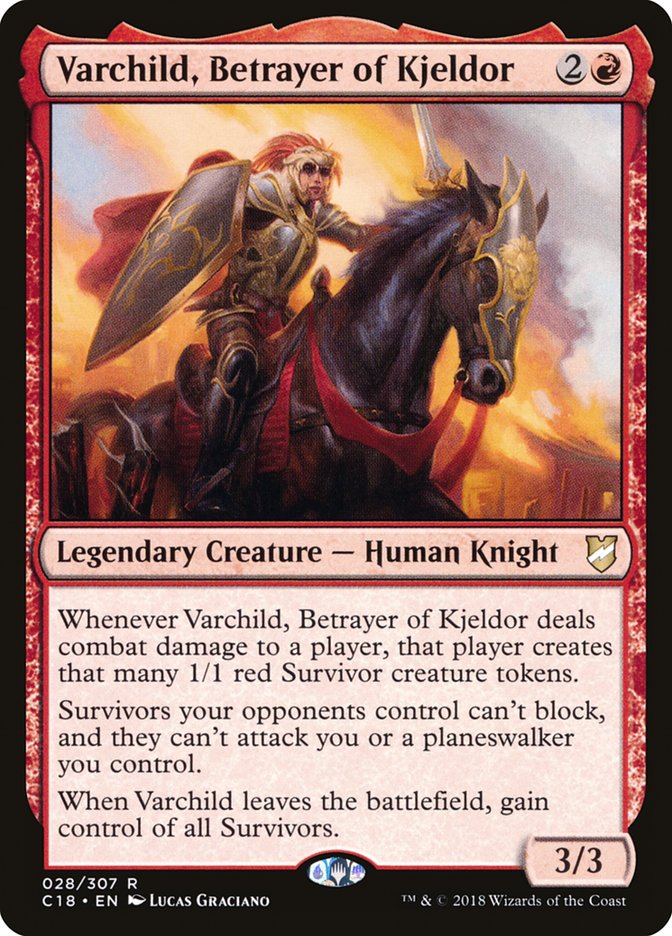 Varchild, Betrayer of Kjeldor [Commander 2018] Magic: The Gathering