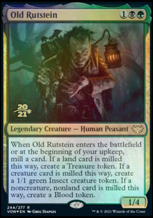 Old Rutstein [Innistrad: Crimson Vow Prerelease Promos] Magic: The Gathering