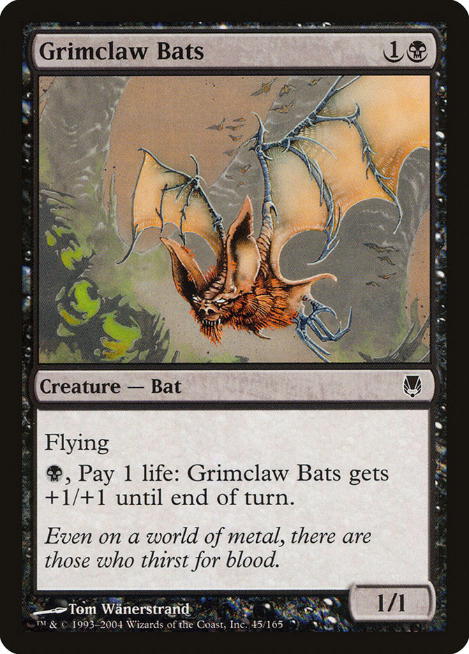 Grimclaw Bats [Darksteel] Magic: The Gathering