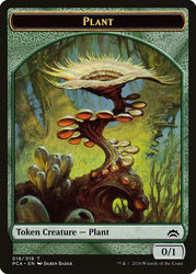 Plant // Ooze (016) Double-Sided Token [Planechase Anthology Tokens] Magic: The Gathering