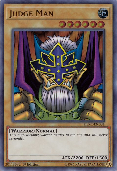 Judge Man [LCKC-EN004] Ultra Rare Yu-Gi-Oh!
