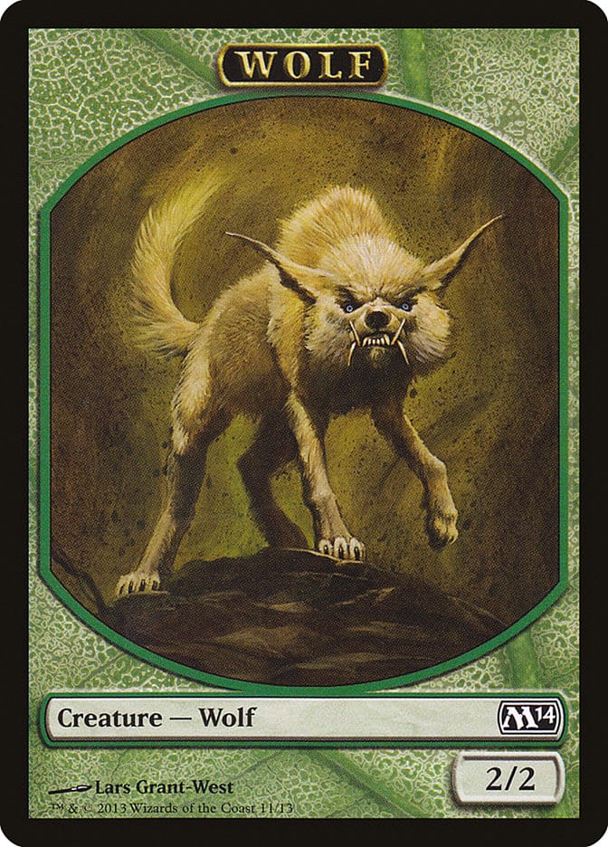 Wolf Token [Magic 2014 Tokens] Magic: The Gathering