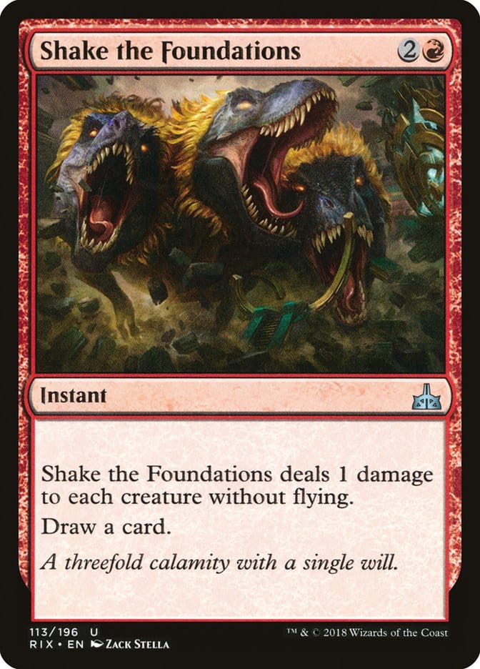Shake the Foundations [Rivals of Ixalan] Magic: The Gathering