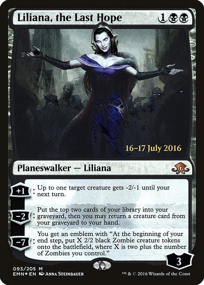 Liliana, the Last Hope [Eldritch Moon Prerelease Promos] Magic: The Gathering