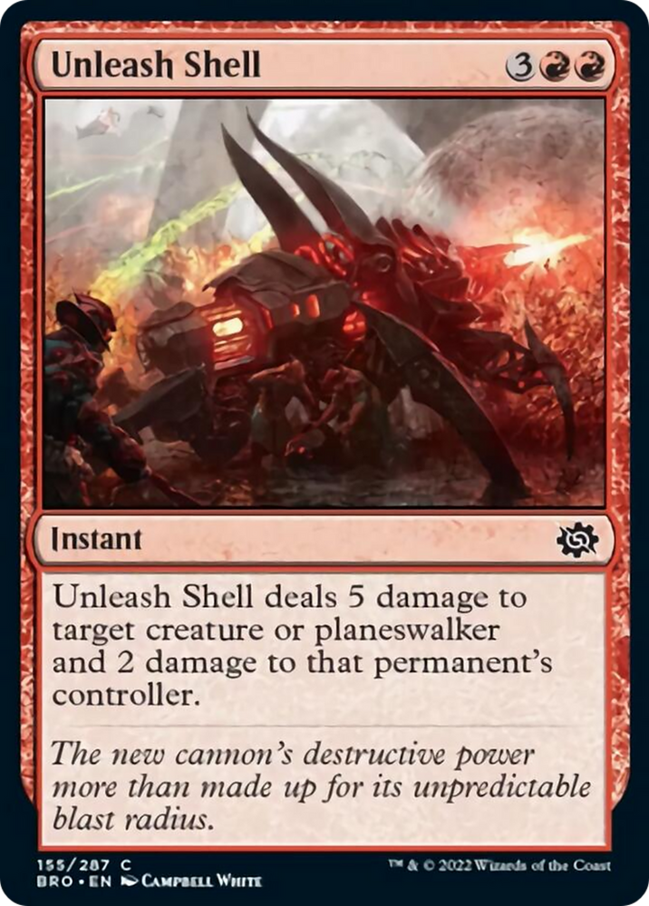 Unleash Shell [The Brothers' War] Magic: The Gathering