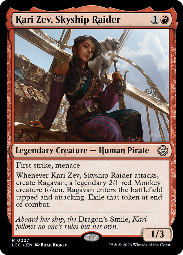 Kari Zev, Skyship Raider [The Lost Caverns of Ixalan Commander] Magic: The Gathering