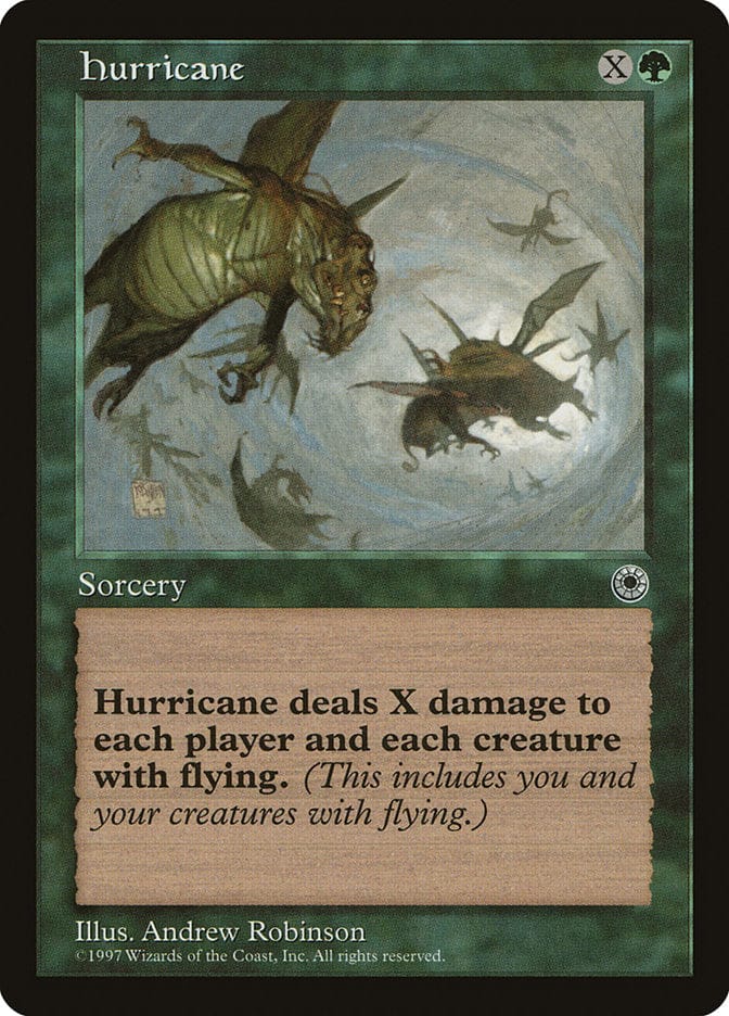 Hurricane [Portal] Magic: The Gathering