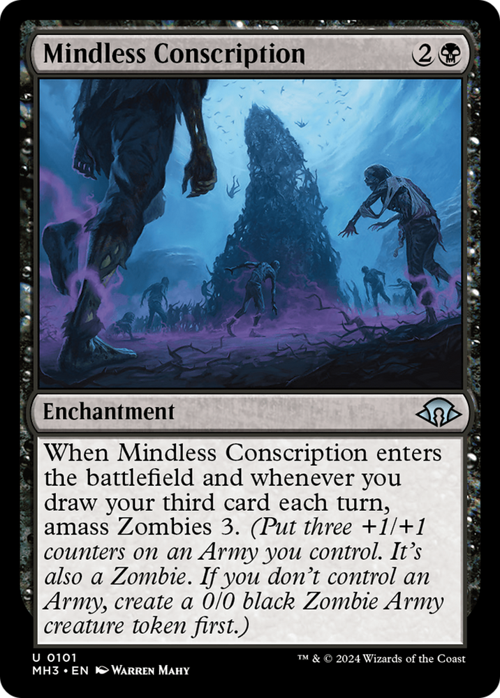 Mindless Conscription [Modern Horizons 3] Magic: The Gathering