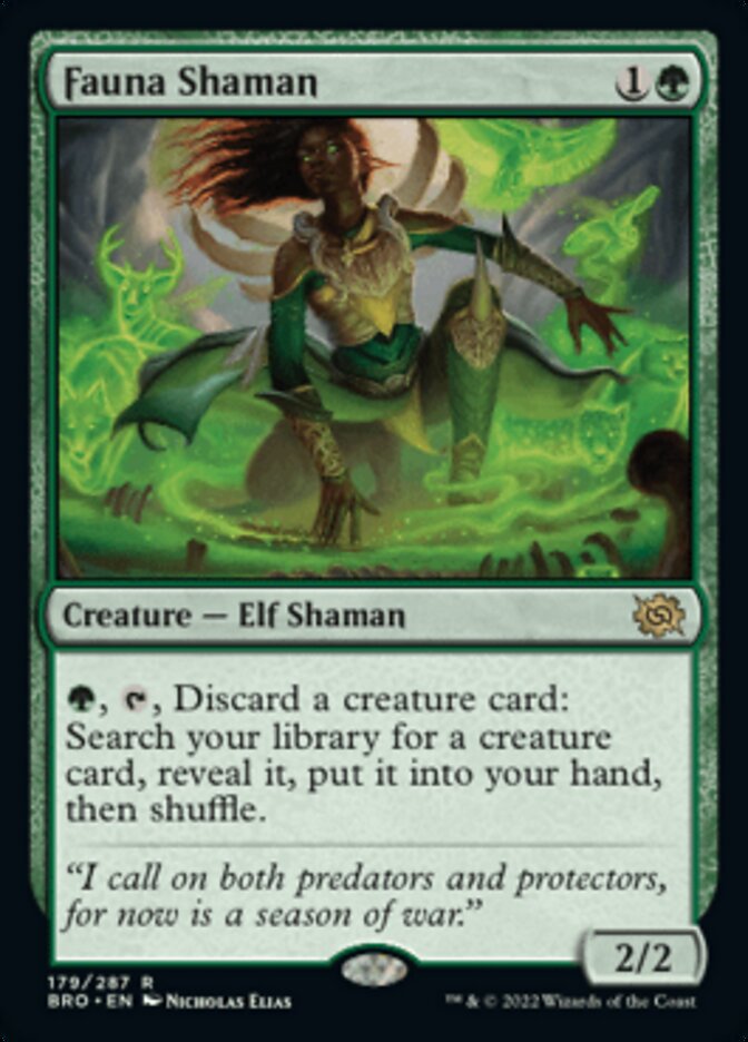 Fauna Shaman [The Brothers' War] Magic: The Gathering