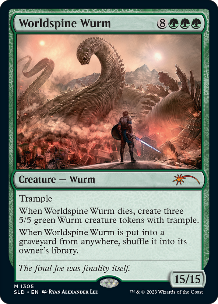 Worldspine Wurm [Secret Lair Drop Series] Magic: The Gathering