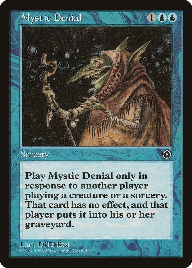 Mystic Denial [Portal Second Age] Magic: The Gathering
