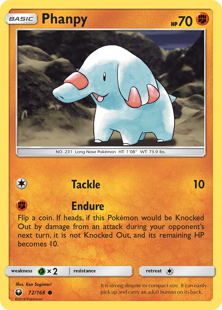 Phanpy (72/168) [Sun & Moon: Celestial Storm] Pokémon