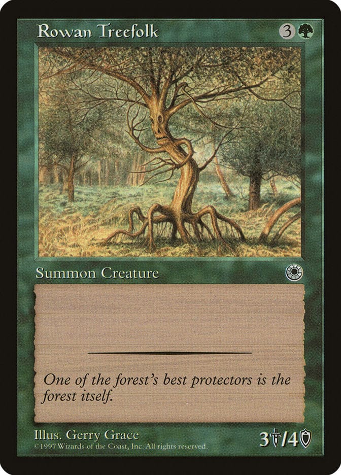 Rowan Treefolk [Portal] Magic: The Gathering
