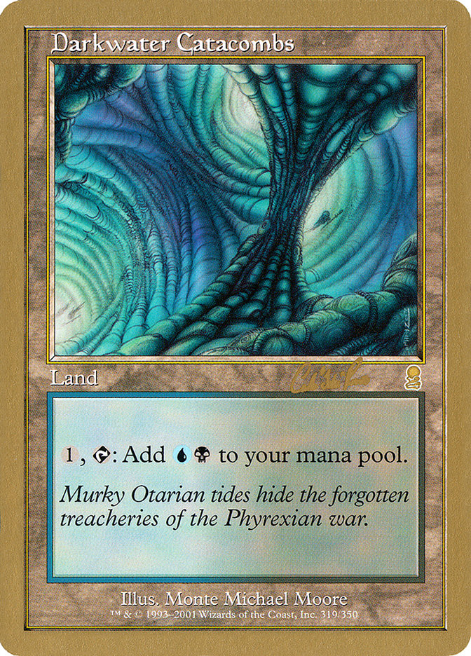 Darkwater Catacombs (Carlos Romao) [World Championship Decks 2002] Magic: The Gathering