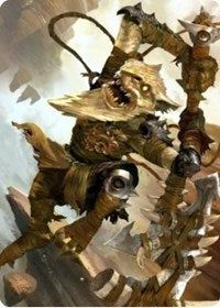 Teeterpeak Ambusher Art Card [Zendikar Rising Art Series] Magic: The Gathering