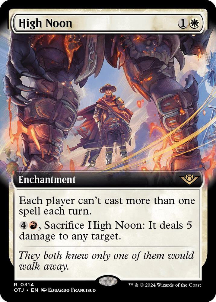 High Noon (Extended Art) [Outlaws of Thunder Junction] Magic: The Gathering