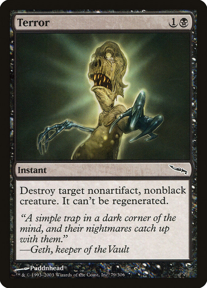 Terror [Mirrodin] Magic: The Gathering