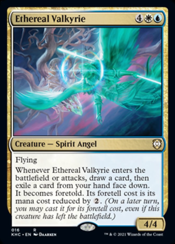 Ethereal Valkyrie [Kaldheim Commander] Magic: The Gathering