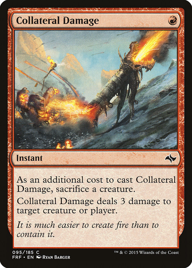 Collateral Damage [Fate Reforged] Magic: The Gathering