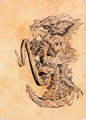 Miirym, Sentinel Wyrm Art Card [Commander Legends: Battle for Baldur's Gate Art Series] Magic: The Gathering