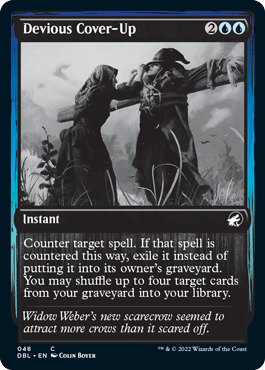 Devious Cover-Up [Innistrad: Double Feature] Magic: The Gathering