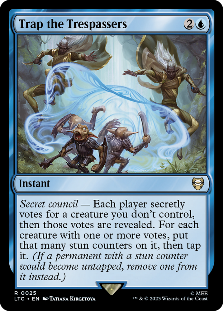 Trap the Trespassers [The Lord of the Rings: Tales of Middle-Earth Commander] Magic: The Gathering